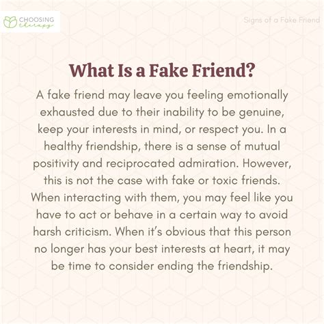why do i feel like my friends are fake